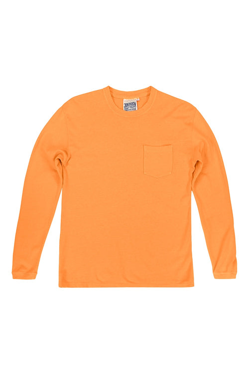 Baja Long Sleeve Pocket Tee - Sale Colors | Jungmaven Hemp Clothing & Accessories / Color: Apricot Crush