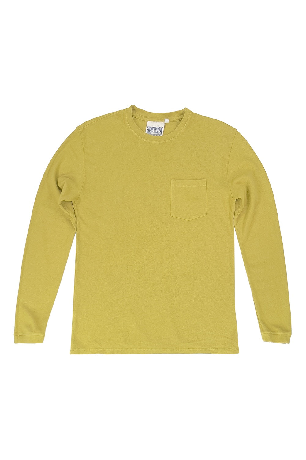 Baja Long Sleeve Pocket Tee | Jungmaven Hemp Clothing & Accessories / Color: Citrine Yellow