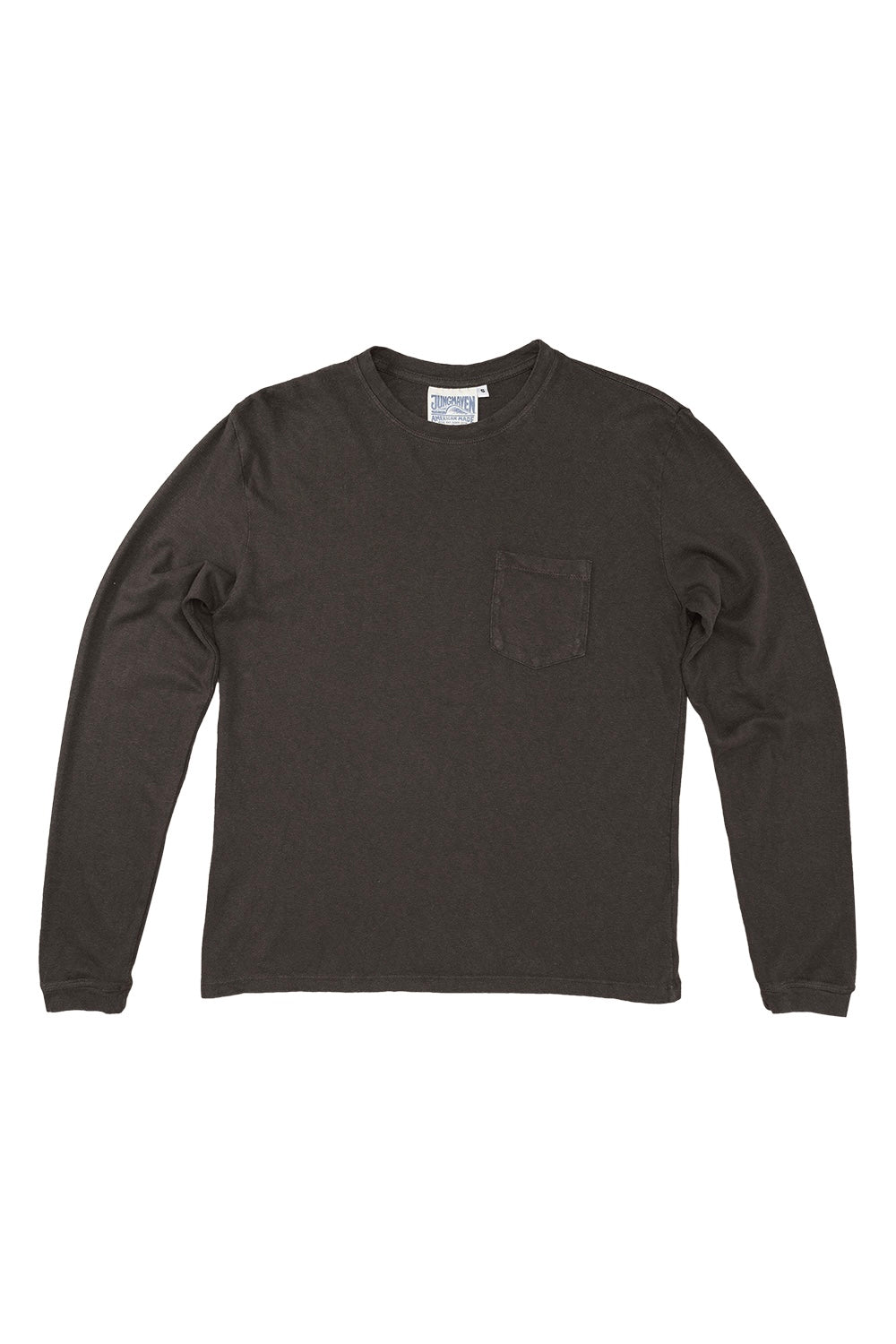 Baja Long Sleeve Pocket Tee | Jungmaven Hemp Clothing & Accessories / Color: Coffee Bean