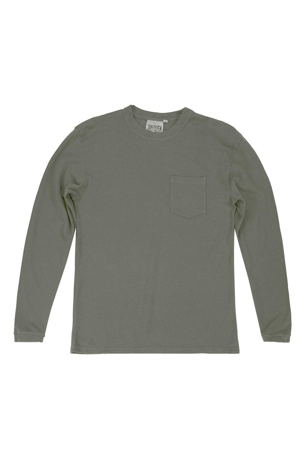 Baja Long Sleeve Pocket Tee | Jungmaven Hemp Clothing & Accessories / Color: Forest Green