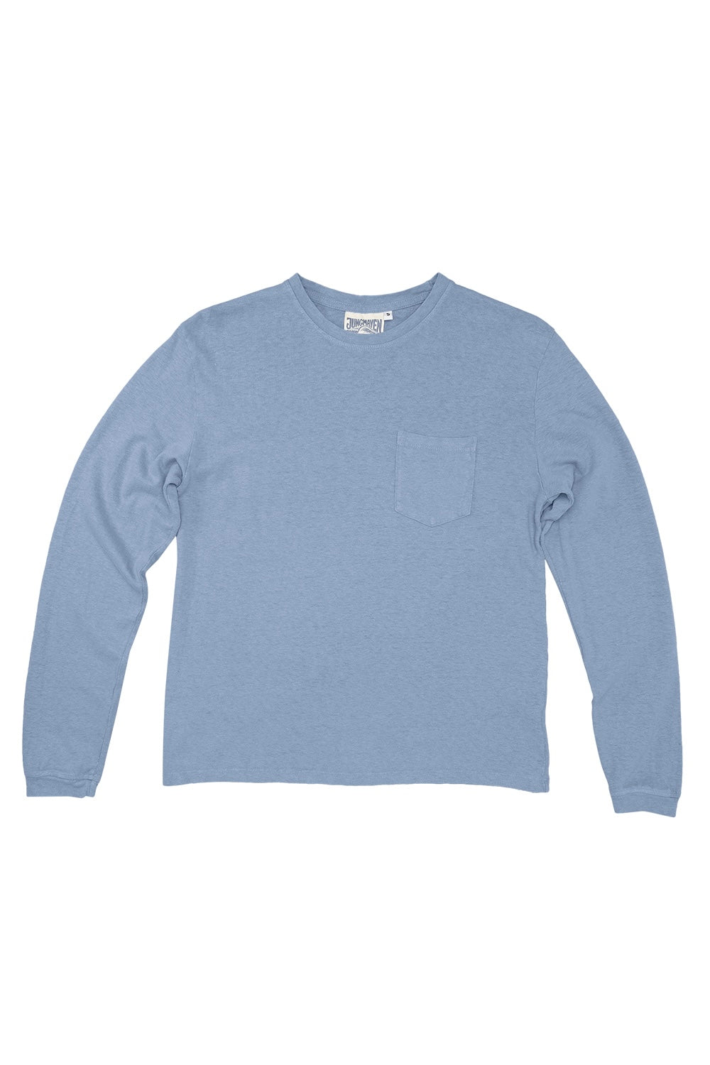 Baja Long Sleeve Pocket Tee | Jungmaven Hemp Clothing & Accessories / Color: Rain Washed