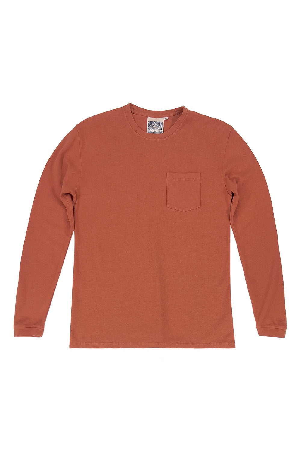 Baja Long Sleeve Pocket Tee | Jungmaven Hemp Clothing & Accessories / Color: Rooibos Tea