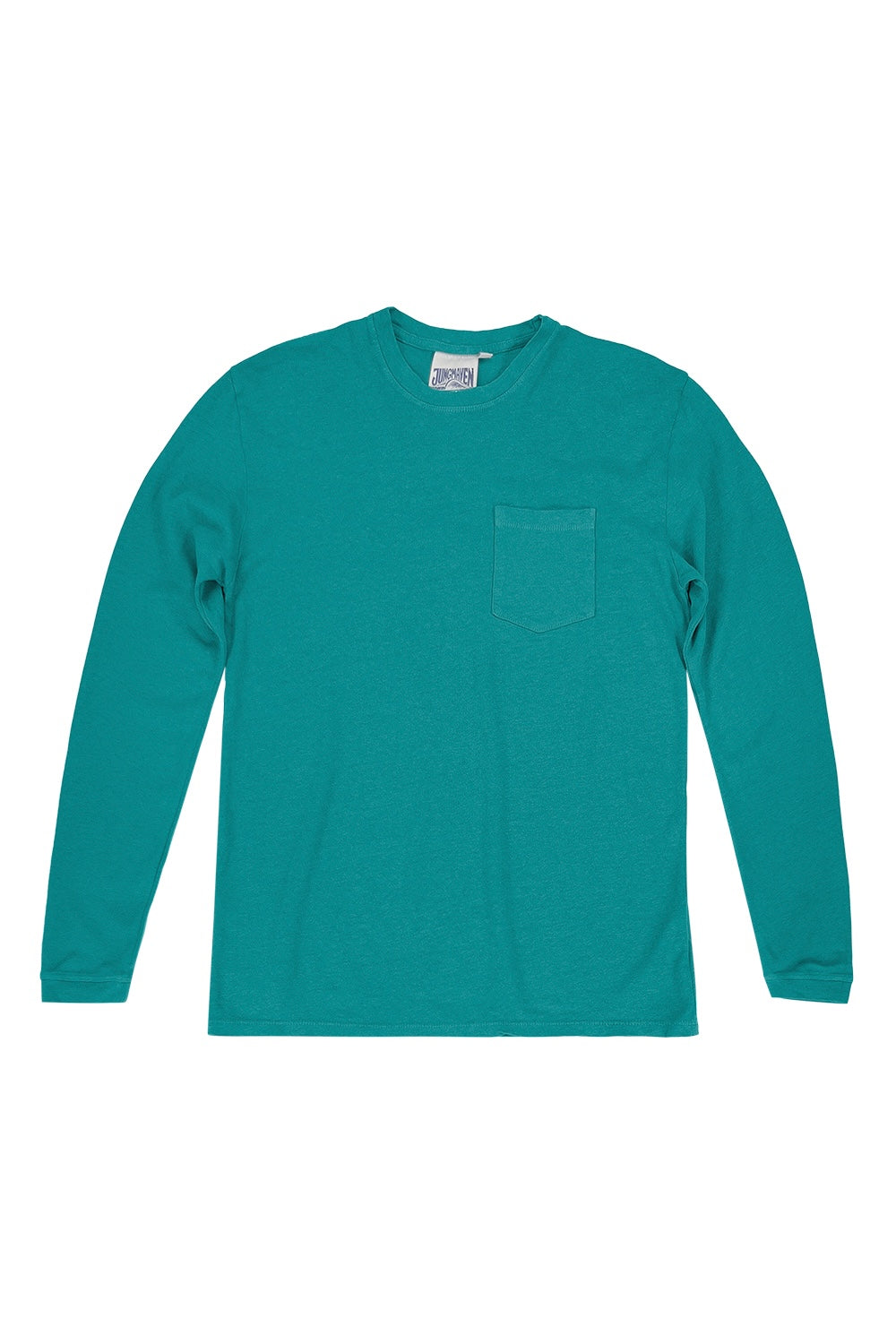 Baja Long Sleeve Pocket Tee | Jungmaven Hemp Clothing & Accessories / Color: Teal