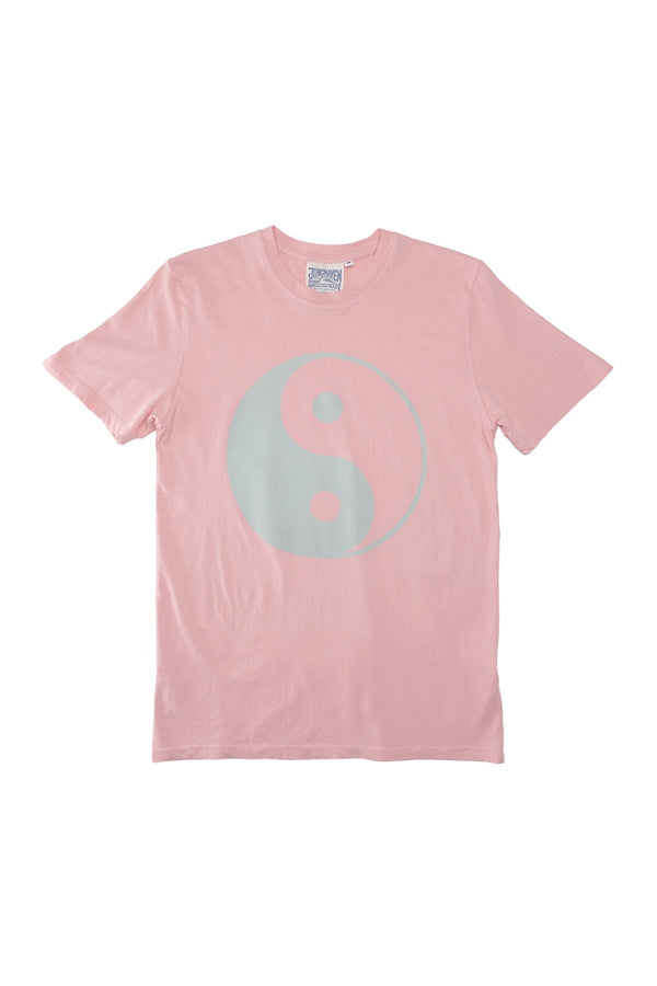 Yin Yang Basic Tee | Jungmaven Hemp Clothing & Accessories / Color: Oasis Blue on Rose Water