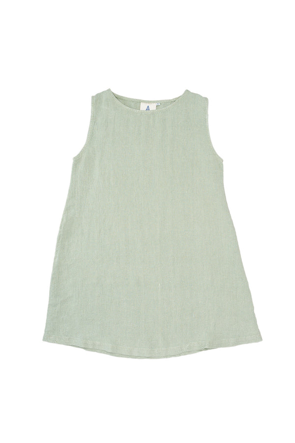 Baez 100% Hemp Dress | Jungmaven Hemp Clothing & Accessories / Color: Agave Green
