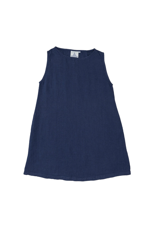 Baez 100% Hemp Dress | Jungmaven Hemp Clothing & Accessories / Color: Deep Indigo