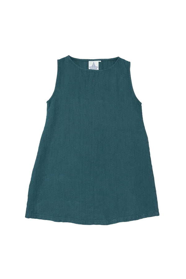 Baez 100% Hemp Dress | Jungmaven Hemp Clothing & Accessories / Color: Deep Teal