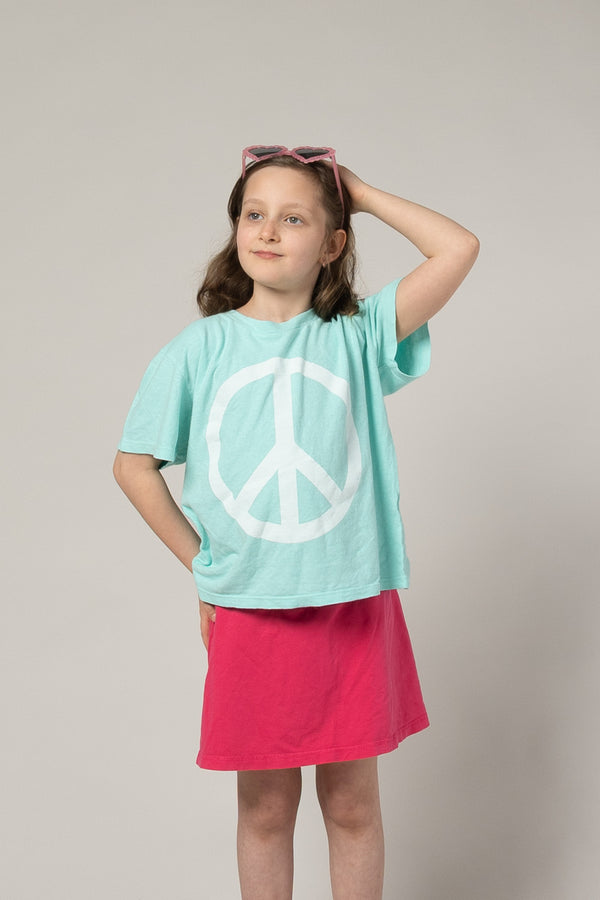 Peace Cropped Lorel Tee | Jungmaven Hemp Clothing & Accessories / Color: