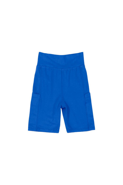 Bike Short with Pockets - Sale Colors | Jungmaven Hemp Clothing & Accessories / Color: Galaxy Blue