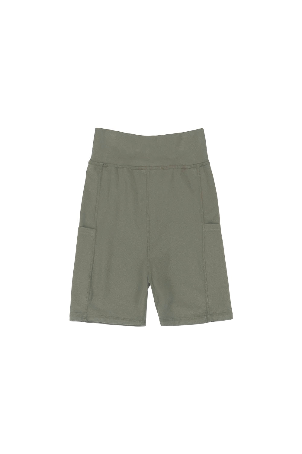 Bike Short with Pockets | Jungmaven Hemp Clothing & Accessories / Color: Olive Green