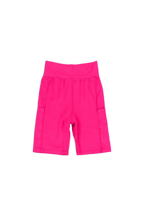 Bike Short with Pockets - Sale Colors | Jungmaven Hemp Clothing & Accessories / Color: Pink Grapefruit