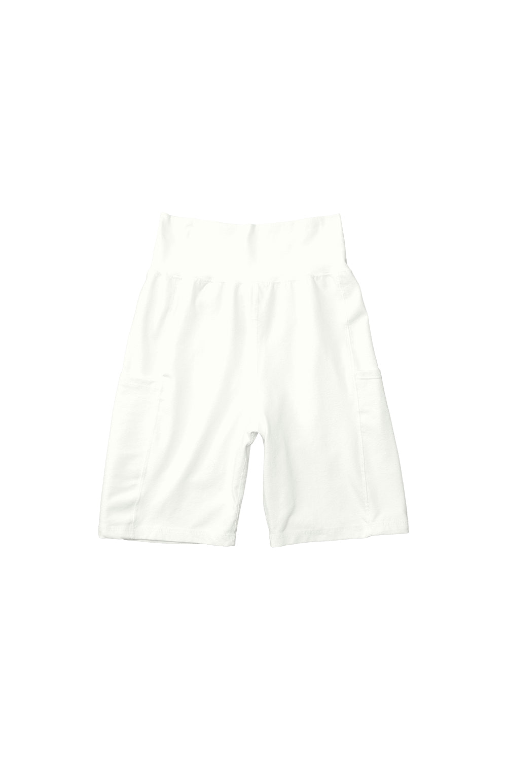 Bike Short with Pockets | Jungmaven Hemp Clothing & Accessories / Color: Washed White