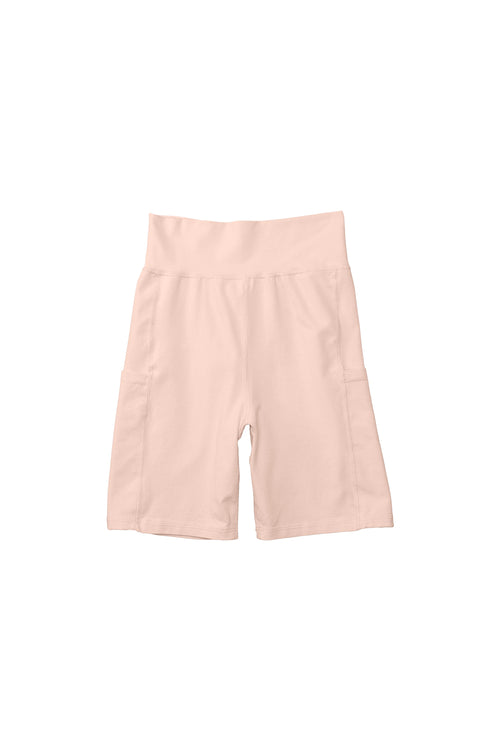 Bike Short with Pockets - Sale Colors | Jungmaven Hemp Clothing & Accessories / Color: Whispering Peach
