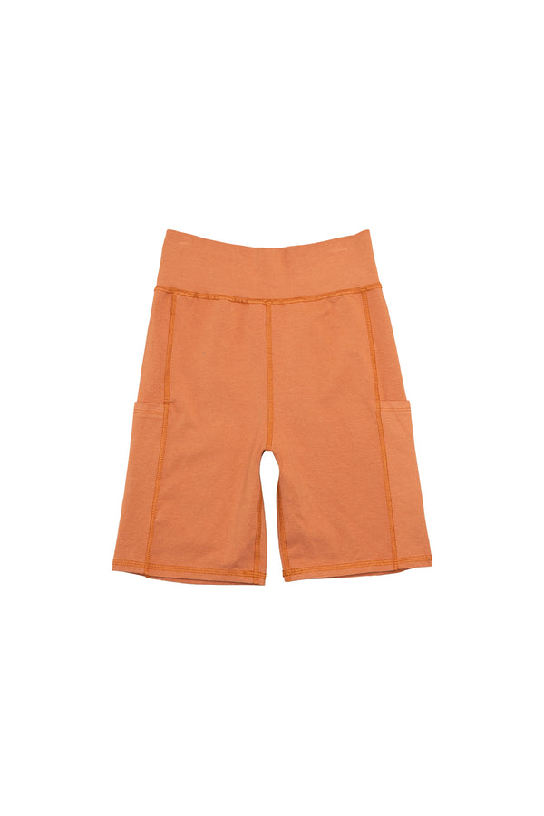 Bike Short with Pockets | Jungmaven Hemp Clothing & Accessories / Color: Pumpkin Spice