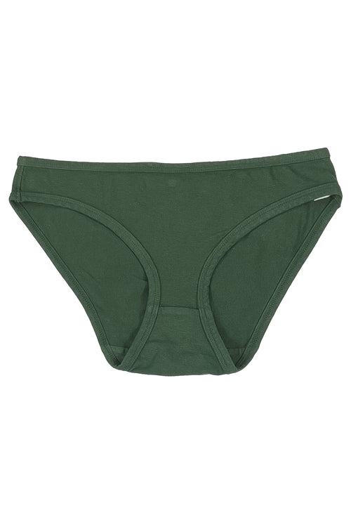 Bikini Brief - Sale Colors | Jungmaven Hemp Clothing & Accessories / Color: Hunter Green