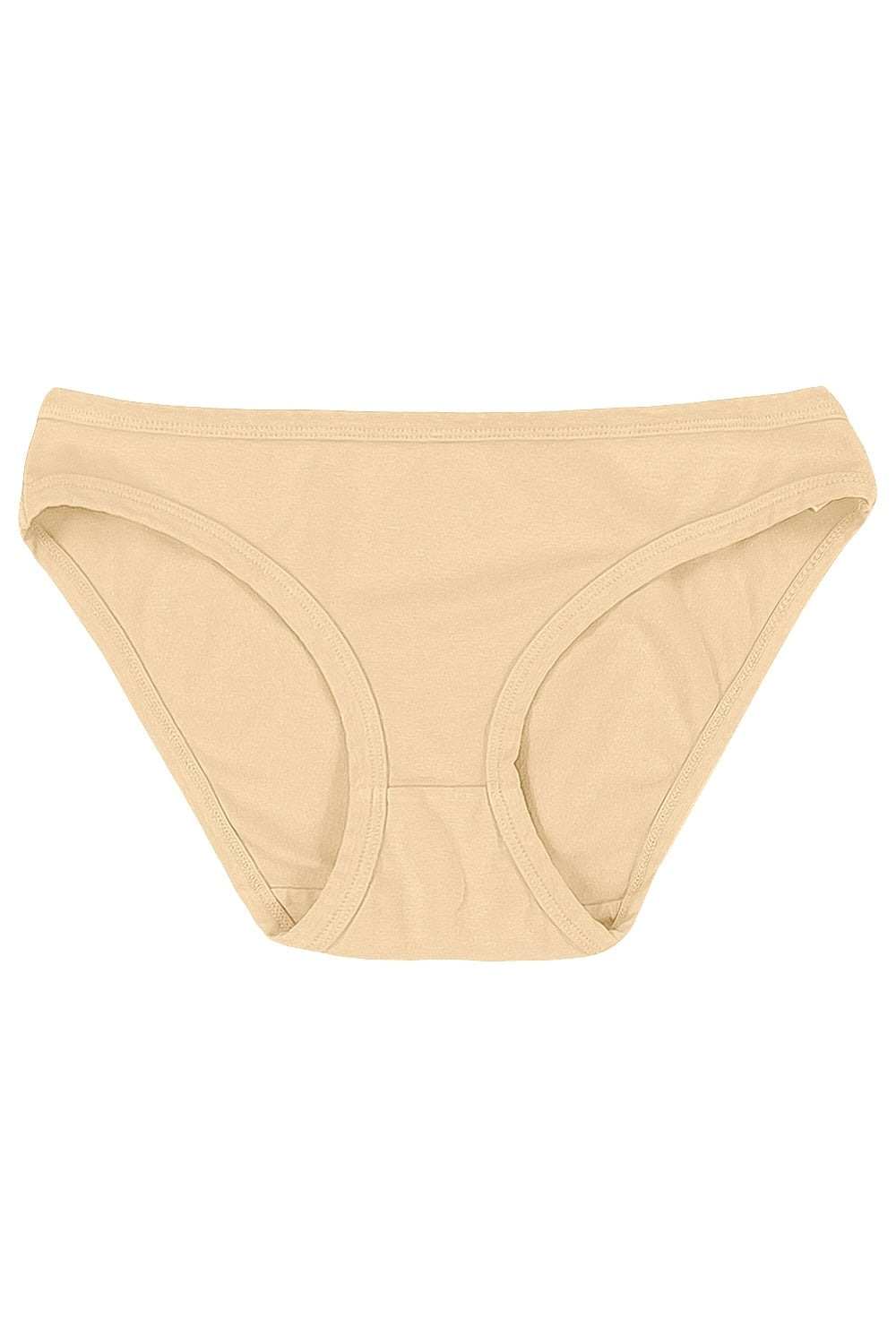 Organic Cotton + Hemp Mid-Rise Brief in Lagoon with Lilac