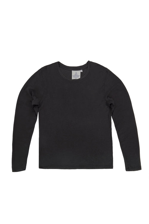 Bishop 100% Hemp Long Sleeve Tee | Jungmaven Hemp Clothing & Accessories / Color: Black