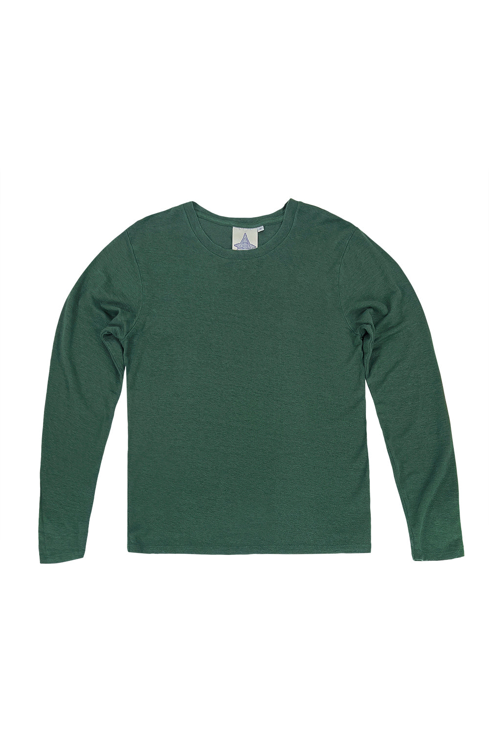 Bishop 100% Hemp Long Sleeve Tee | Jungmaven Hemp Clothing & Accessories / Color: Hunter Green