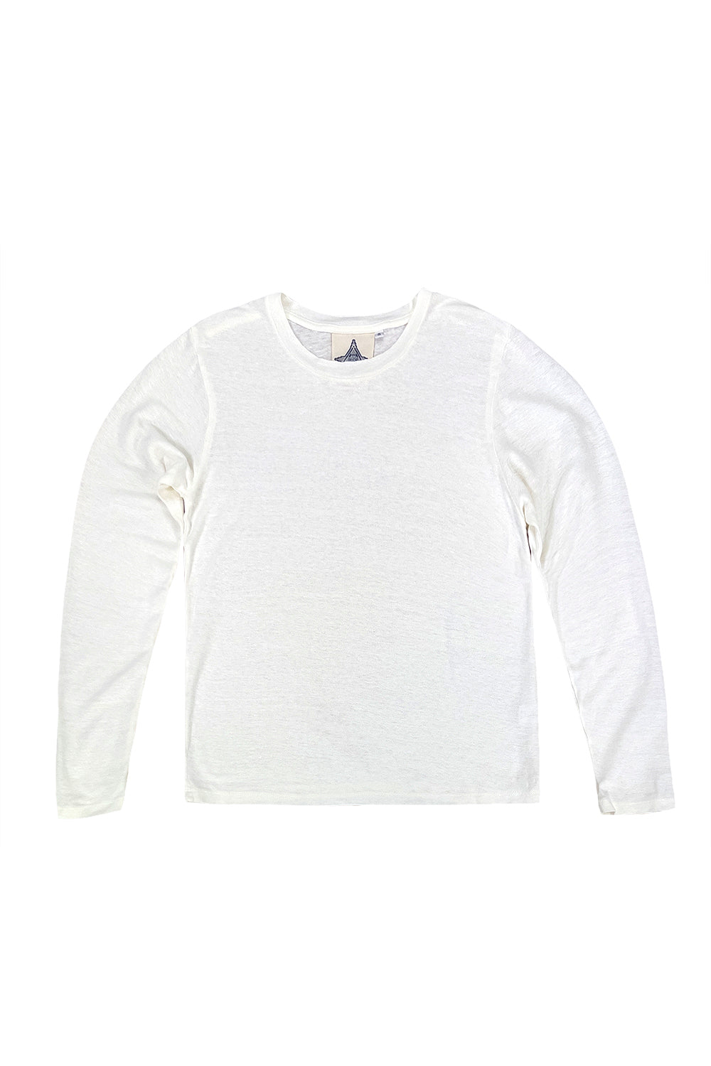 Bishop 100% Hemp Long Sleeve Tee | Jungmaven Hemp Clothing & Accessories / Color: Washed White