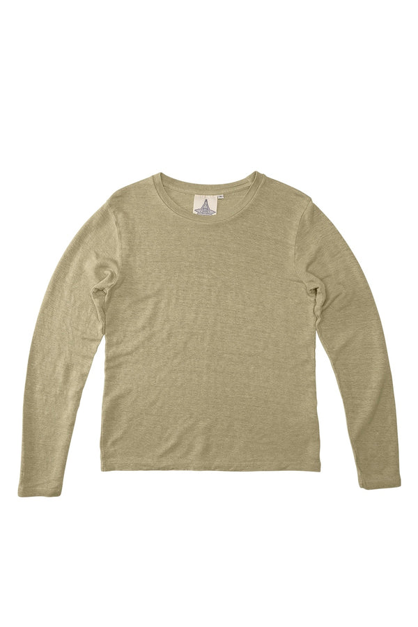 Bishop 100% Hemp Long Sleeve Tee | 10oz | Jungmaven Hemp Clothing & Accessories / Color: Desert Khaki