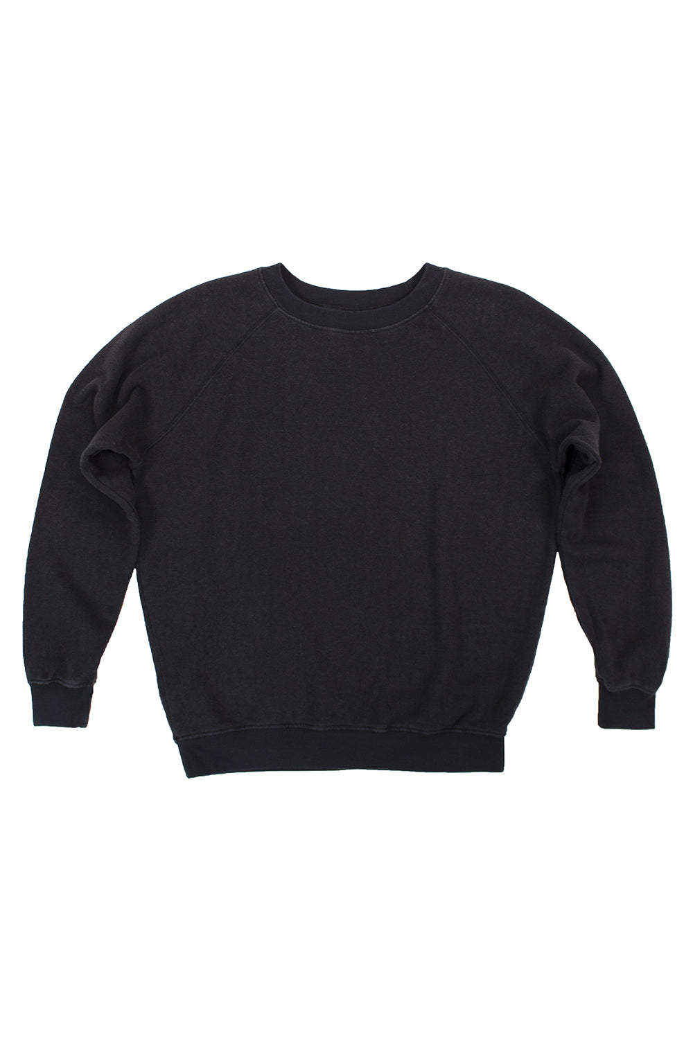 Bonfire Raglan Sweatshirt | Jungmaven Hemp Clothing & Accessories / Color: Black