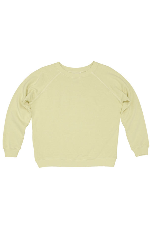 Bonfire Raglan Sweatshirt | Jungmaven Hemp Clothing & Accessories / Color: Sunbleached Yellow
