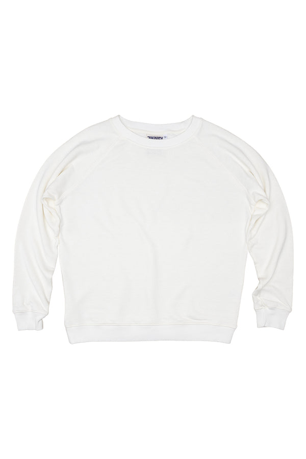 Bonfire Raglan Sweatshirt | Jungmaven Hemp Clothing & Accessories / Color: Washed White