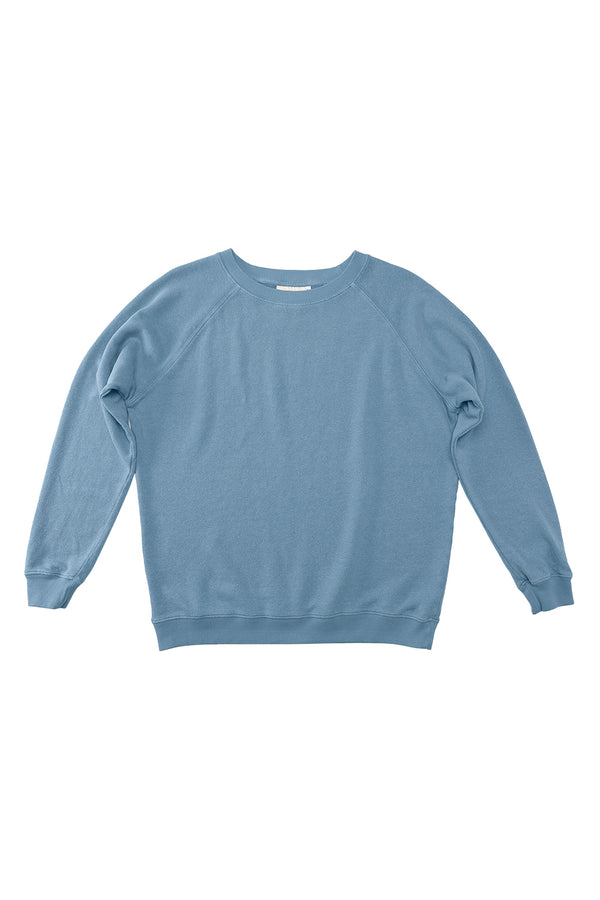 Bonfire Raglan Sweatshirt | Jungmaven Hemp Clothing & Accessories / Color: Blue Heaven