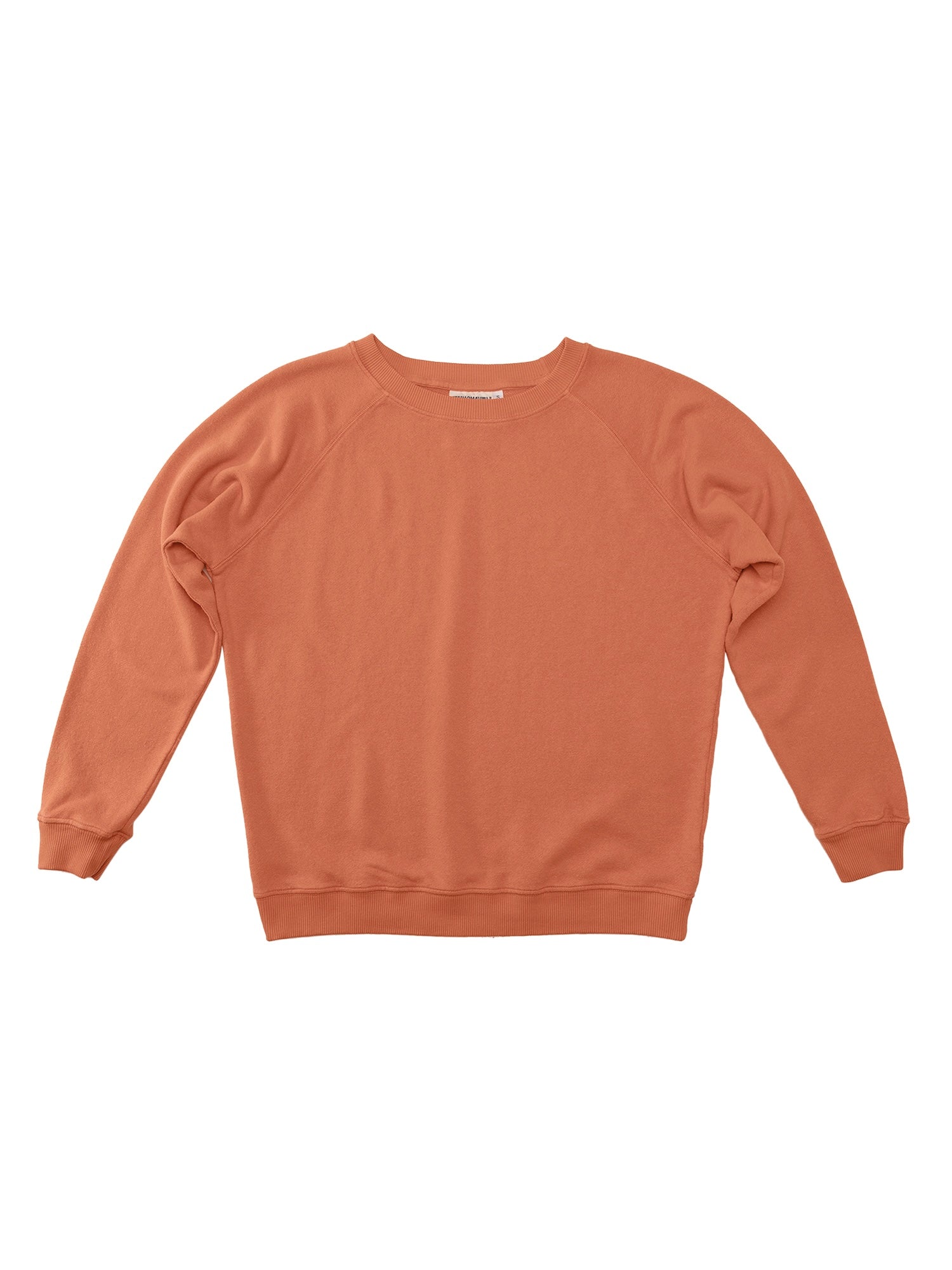 Bonfire Raglan Sweatshirt | Jungmaven Hemp Clothing & Accessories / Color: Burnt Orange