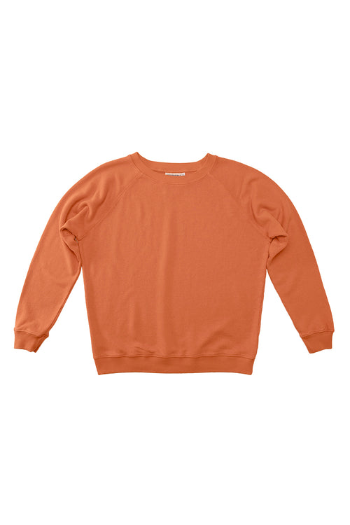 Bonfire Raglan Sweatshirt - Sale Colors | Jungmaven Hemp Clothing & Accessories / Color: Burnt Orange