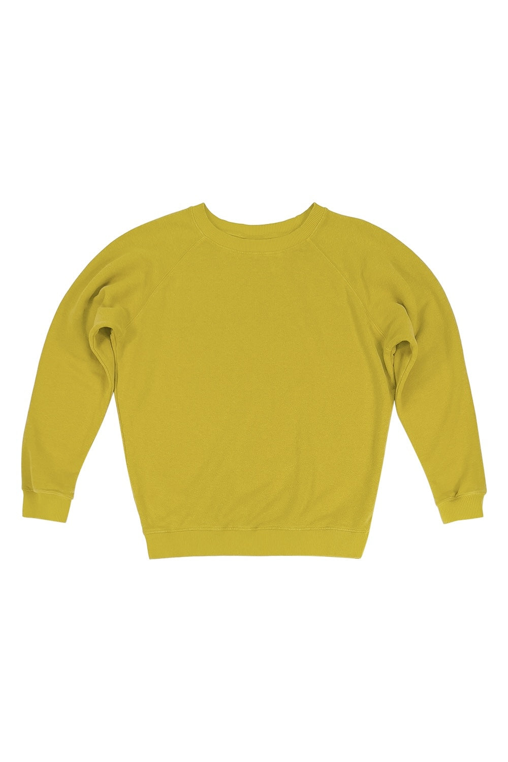 Bonfire Raglan Sweatshirt - Sale Colors | Jungmaven Hemp Clothing & Accessories / Color: Citrine Yellow