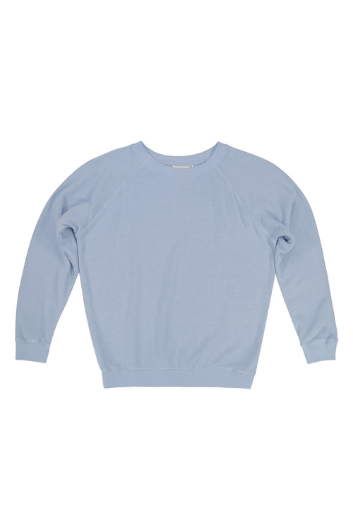 Bonfire Raglan Sweatshirt - Sale Colors | Jungmaven Hemp Clothing & Accessories / Color: Coastal Blue