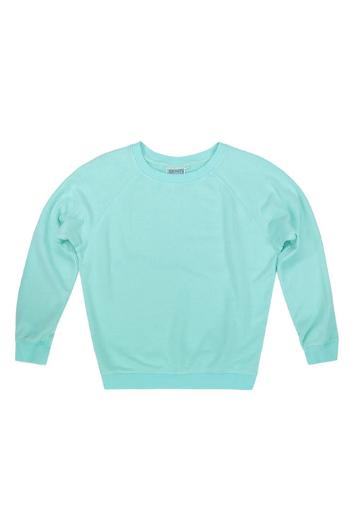 Bonfire Raglan Sweatshirt - Sale Colors | Jungmaven Hemp Clothing & Accessories / Color: Oasis Blue