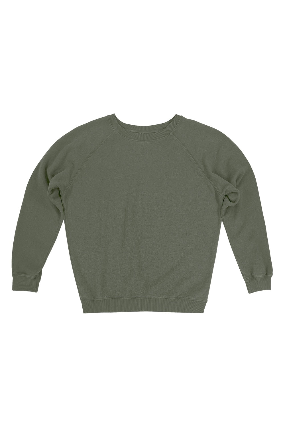 Bonfire Raglan Sweatshirt | Jungmaven Hemp Clothing & Accessories / Color: Olive Green