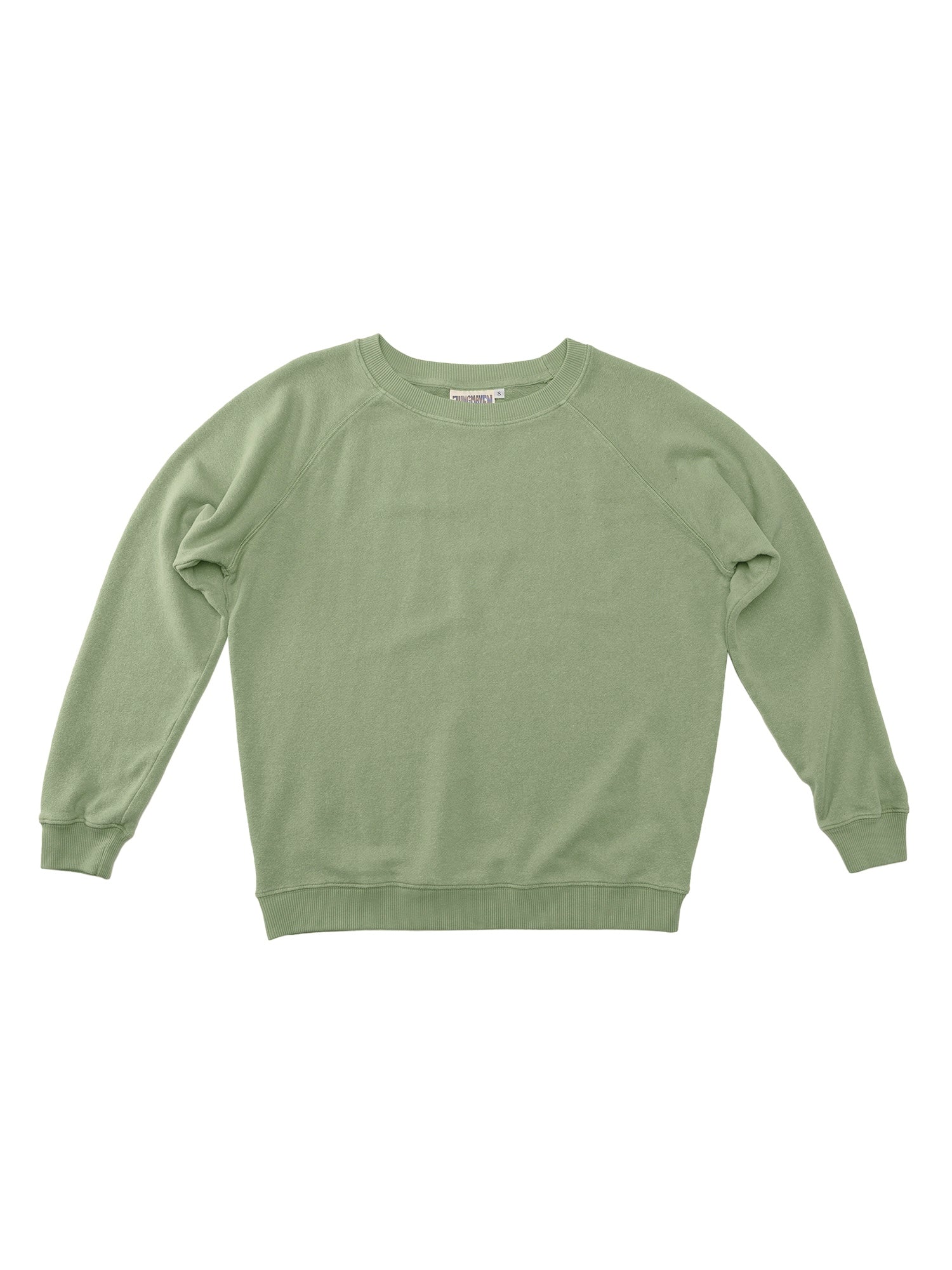 Bonfire Raglan Sweatshirt | Jungmaven Hemp Clothing & Accessories / Color: Pistachio