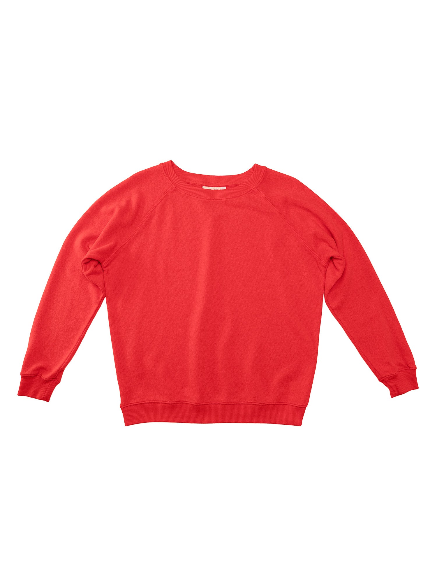 Bonfire Raglan Sweatshirt | Jungmaven Hemp Clothing & Accessories / Color: Poppy Red