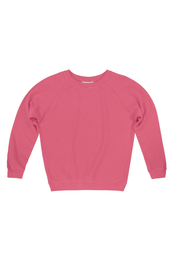 Bonfire Raglan Sweatshirt - Sale Colors | Jungmaven Hemp Clothing & Accessories / Color: Sunset Coral