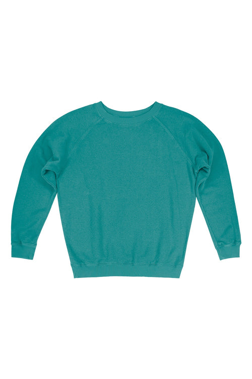 Bonfire Raglan Sweatshirt - Sale Colors | Jungmaven Hemp Clothing & Accessories / Color: Teal