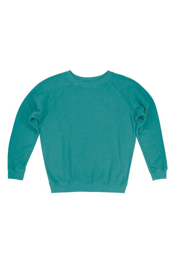Bonfire Raglan Sweatshirt - Sale Colors | Jungmaven Hemp Clothing & Accessories / Color: Teal