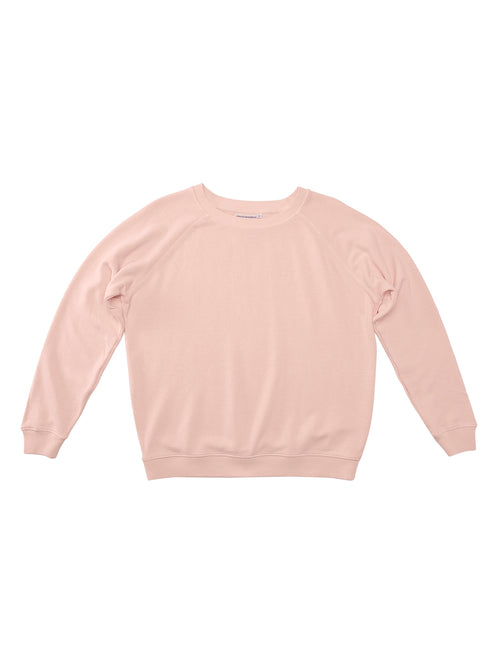 Bonfire Raglan Sweatshirt - Sale Colors | Jungmaven Hemp Clothing & Accessories / Color: Whispering Peach