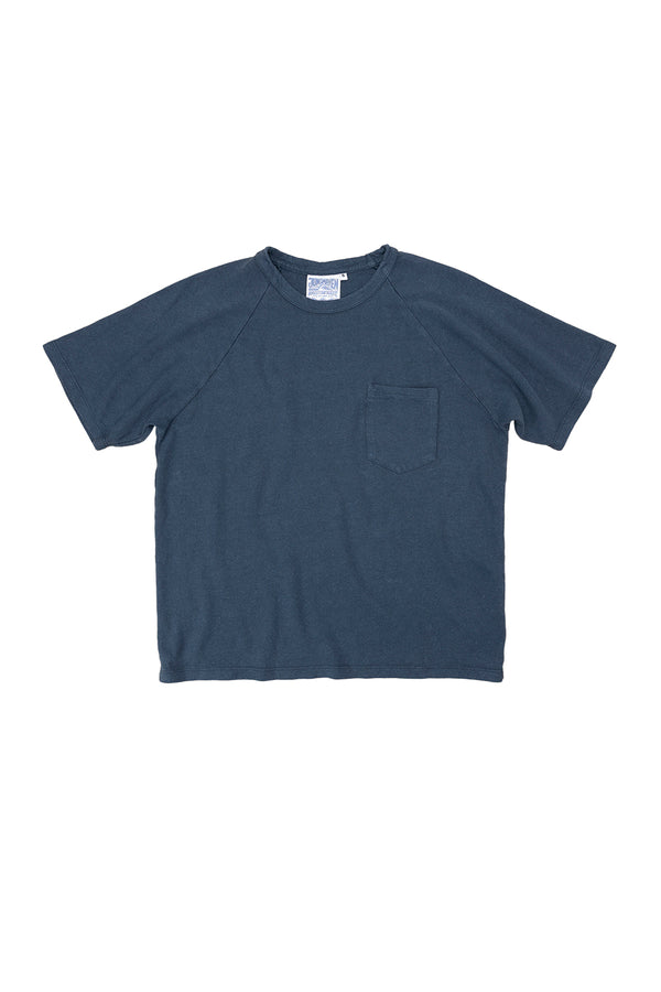 Boulder Raglan Pocket Tee | Jungmaven Hemp Clothing & Accessories / Color: Navy