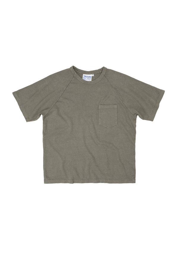 Boulder Raglan Pocket Tee | Jungmaven Hemp Clothing & Accessories / Color: Olive Green