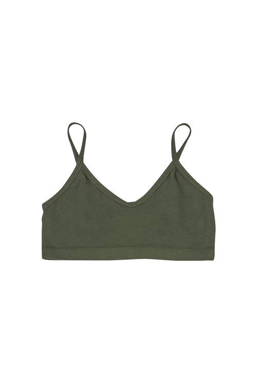 Bralette | Jungmaven Hemp Clothing & Accessories / Color: Olive Green