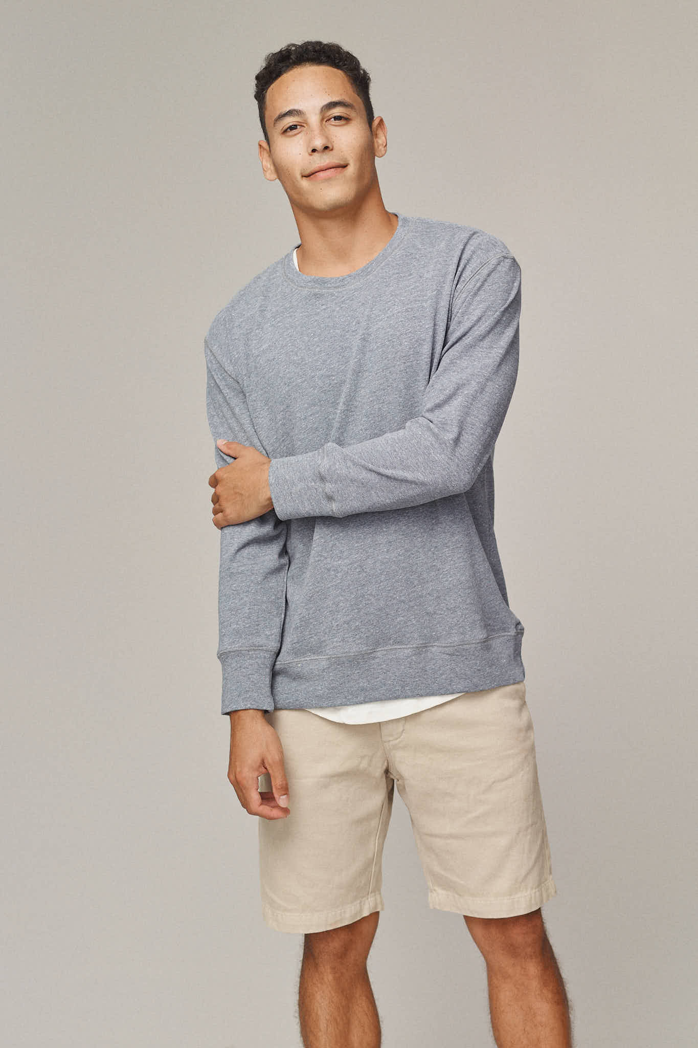Heathered California Pullover | Jungmaven Hemp Clothing & Accessories / Color: