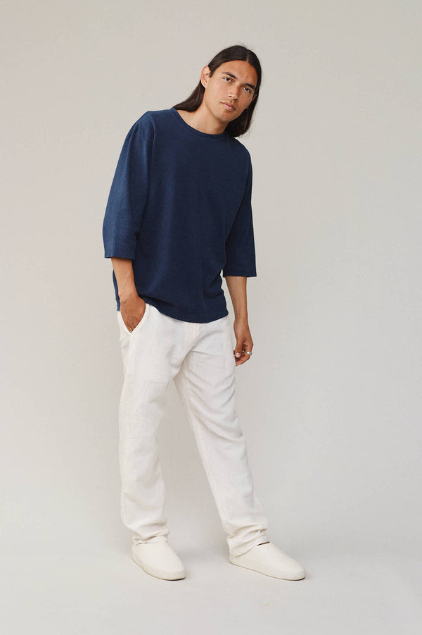 Cardiff 3/4 Sleeve Tee | Jungmaven Hemp Clothing & Accessories / Color: