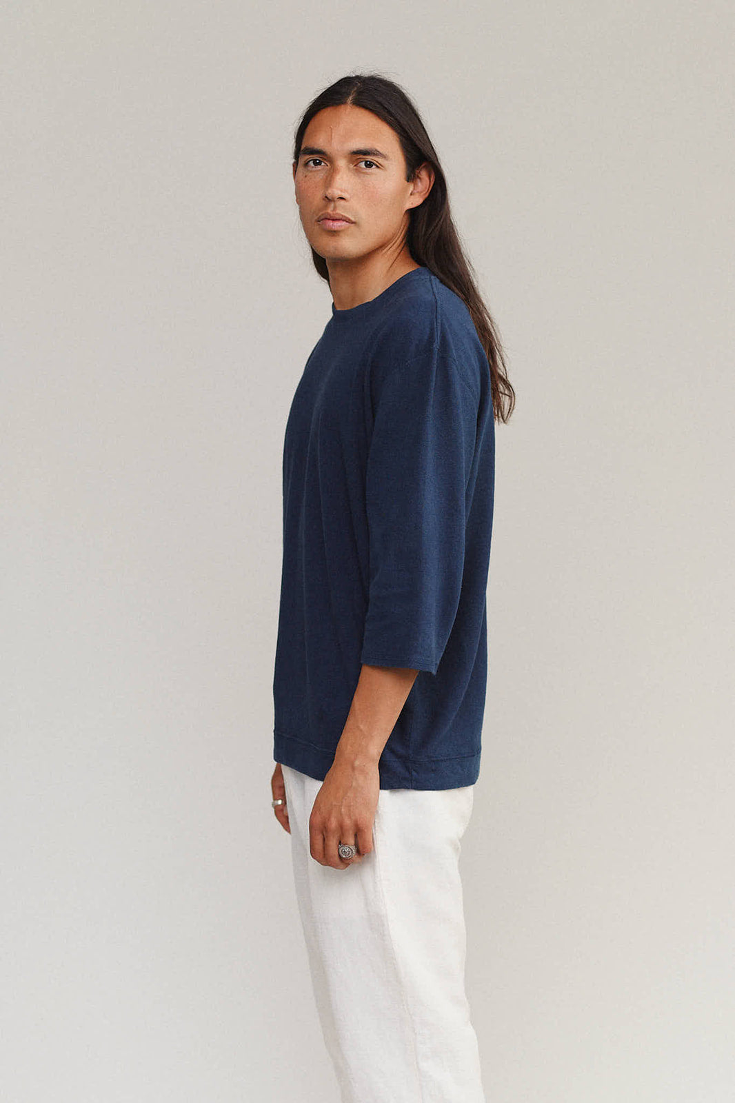 Cardiff 3/4 Sleeve Tee | Jungmaven Hemp Clothing & Accessories / Color: