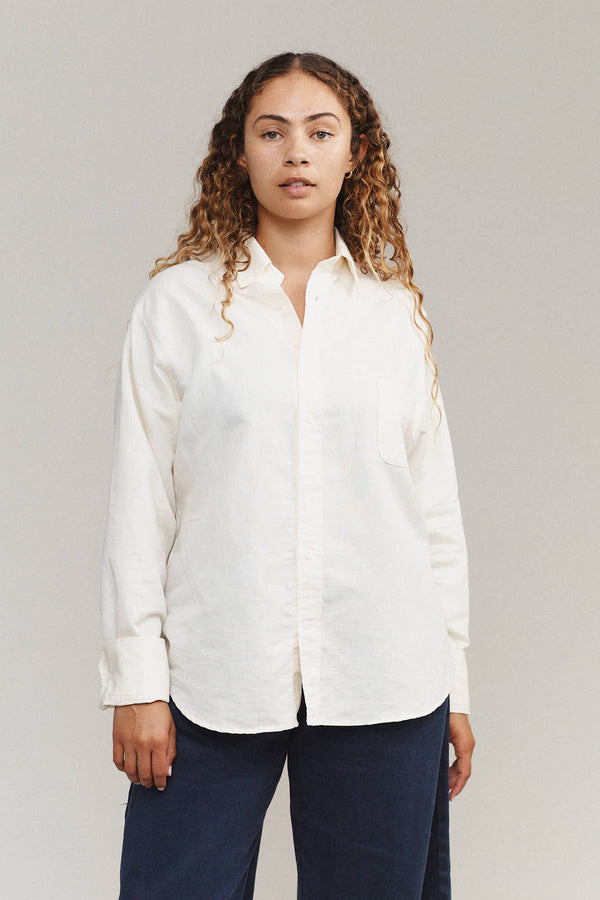 hemp dress shirts 100% Organic Hemp Dress Shirt Plastic-free Synthetic-free Large / Natural