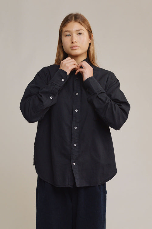 Catalina Button Down Shirt | Jungmaven Hemp Clothing & Accessories / model_desc: Katriel is 5’9” wearing S