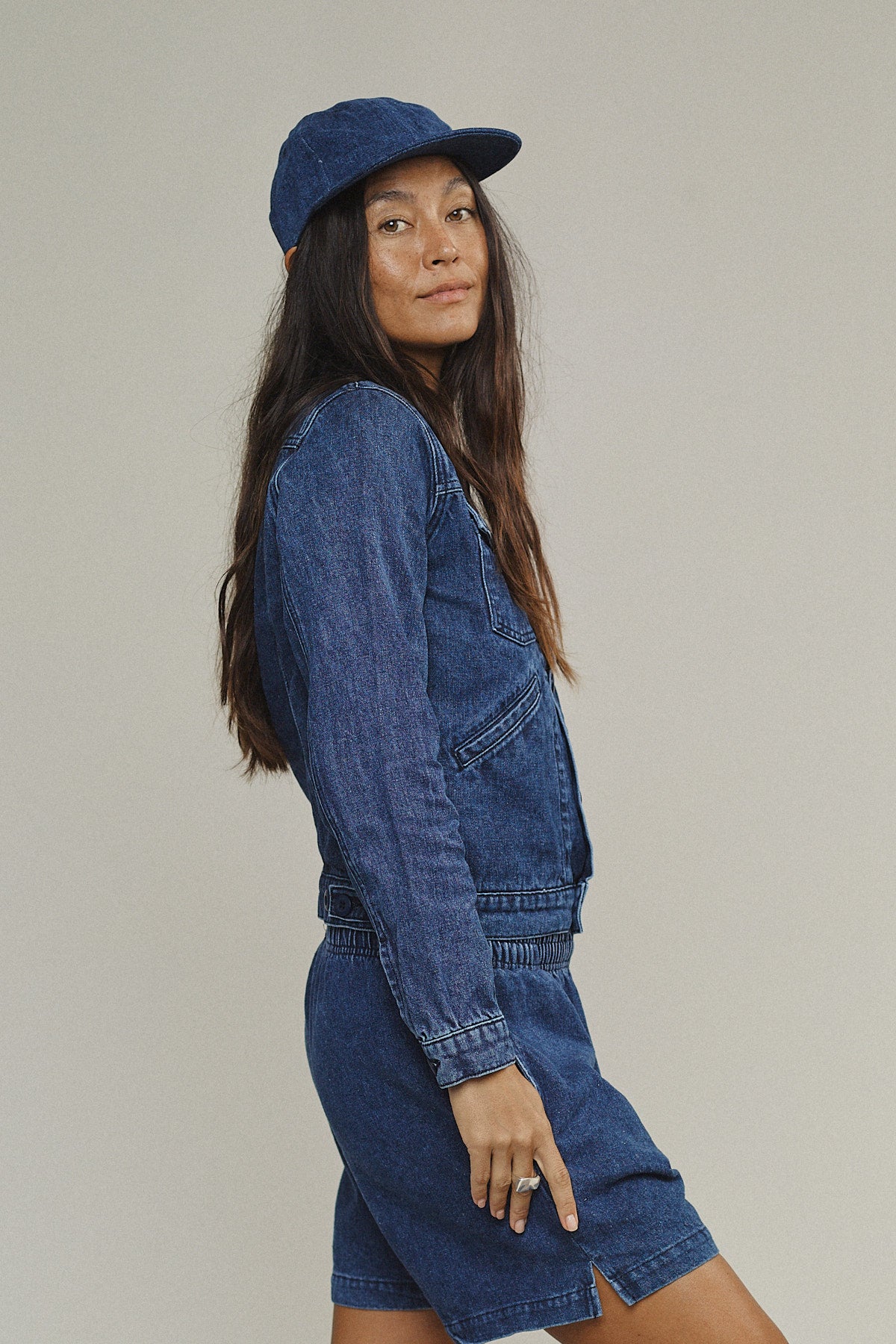 Celeste Denim Jacket | Jungmaven Hemp Clothing & Accessories / Color: