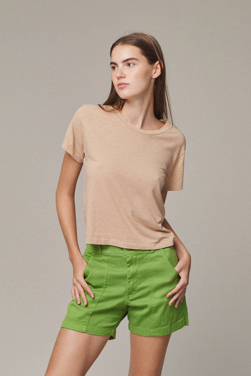 Cropped Lorel Tee - Sale Colors | Jungmaven Hemp Clothing & Accessories / Color: